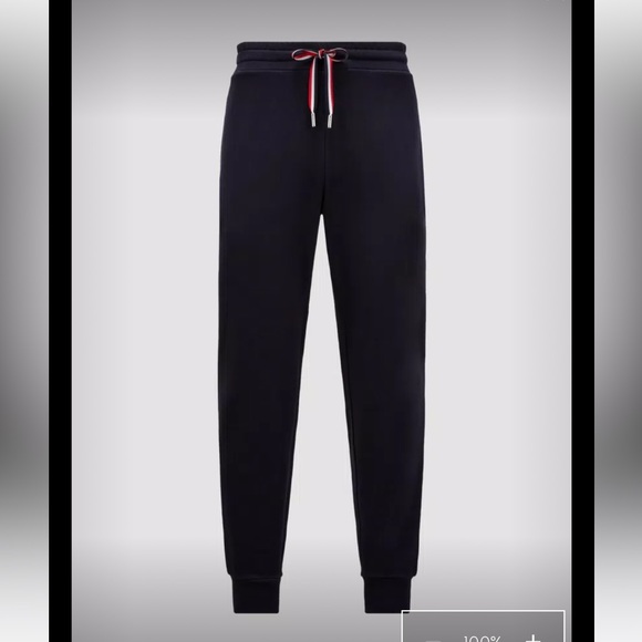 Moncler Other - Kids Moncler Navy Tricolor Sweatpants Sz xl #0568
